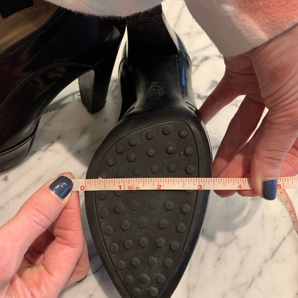 Todd black leather booties - Picture 6 of 10